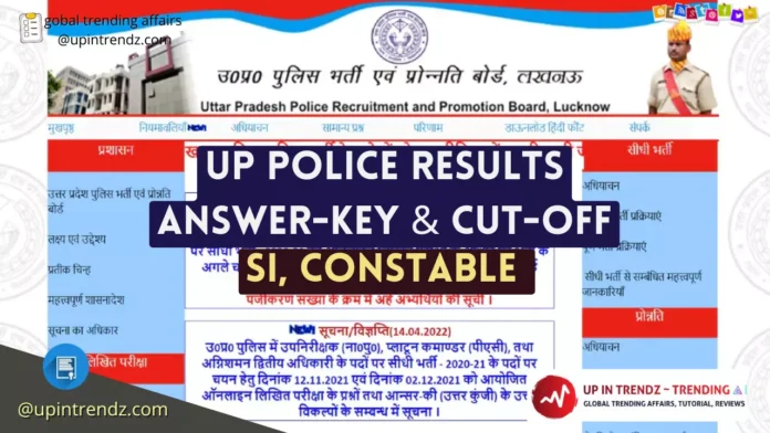 UP Police SI Result 2022