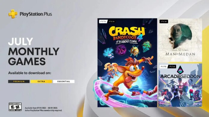 PlayStation Plus July 2022 Free Games Official: Crash Bandicoot 4, Man of Medan, Arcadegeddon