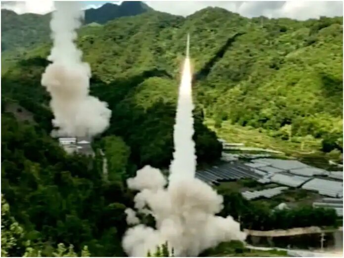 China Taiwan Tension Japan Said Chinese Ballistic Missiles Fell Into Japans...
