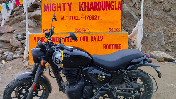 Royal Enfield Hunter 350 reaches Khardung La within days of launch, see...
