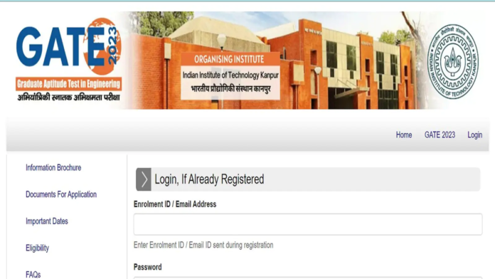 GATE 2023: Last date today to apply at gate.iitk.ac.in, direct link here |...
