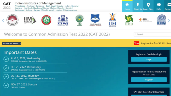 IIM CAT 2022 application correction process ends tomorrow at iimcat.ac.in |...
