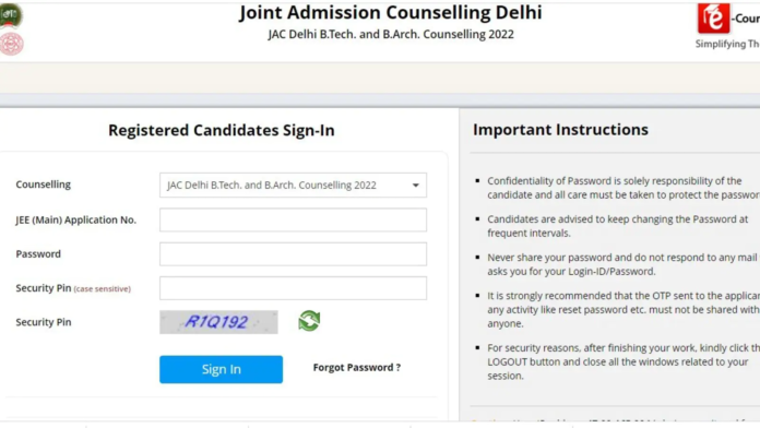 JAC Delhi Counselling 2022: Round 1 seat allotment result out, direct link