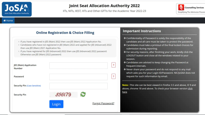 JoSAA Counseling 2022 seat 1 allotment result released at josaa.nic.in |...
