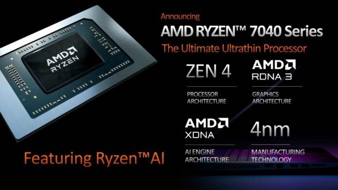 AMD Unveils Mobile Ryzen 7000 CPUs With AI, Radeon RX 700 GPUs for Laptops at CES 2023