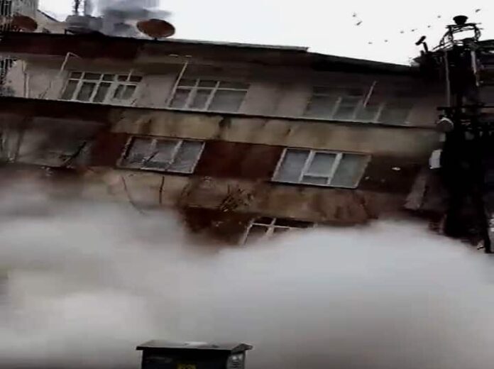 Turkey Earthquake Video Shows Building Collapsing Like House Of Cards |...
