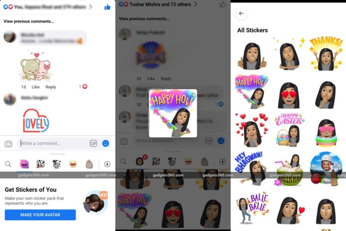 Facebook Rolls Out Holi-Themed Avatar Stickers to Celebrate Festival of Colours: How to Use