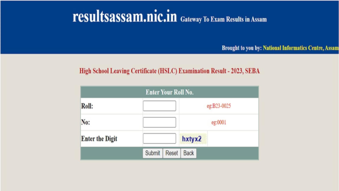 SEBA Assam Matric HSLC Result 2023 Live: Class 10th results out at...