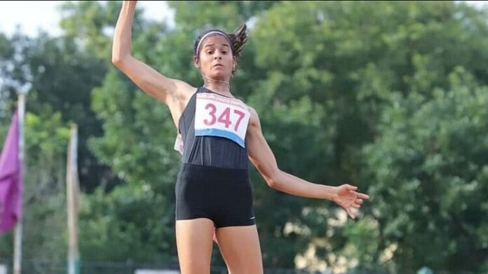long jumper shaili singh excels in her first senior level competition wins bronze in Golden Grand Prix