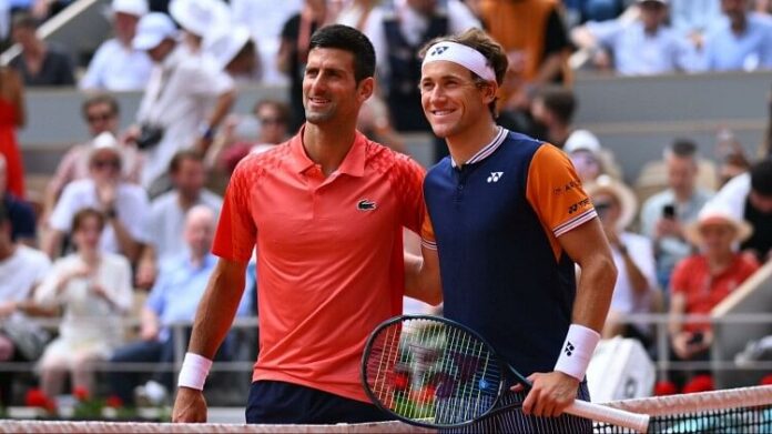 French Open 2023 Mens Final Novak Djokovic vs Casper Ruud Score Updates match result