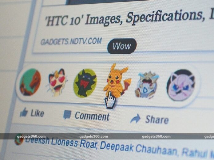 How to Swap Facebook Reactions Emoji With Pokemon, Donald Trump, and More