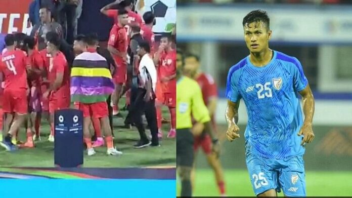 SAFF Cup 2023: India Jeakson Singh creates ruckus with Manipur flag celebration after win; gives clarification