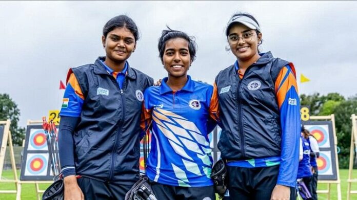 World Archery Championships 2023 India wins first-ever gold medal beats Mexico in womens compound team final