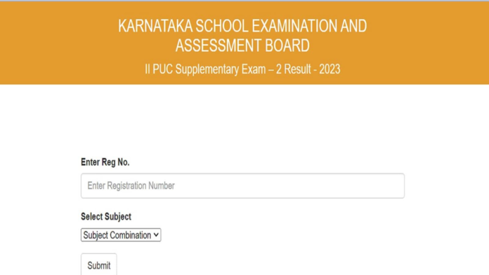 Karnataka PUC II Supply Result 2023 for Exam 2 out at karresults.nic.in, link...