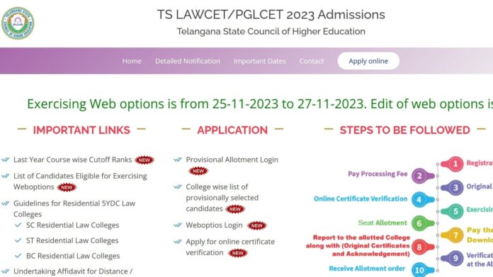 TS LAWCET counselling 2023: Seat allotment results out at lawcetadm.tsche.ac.in