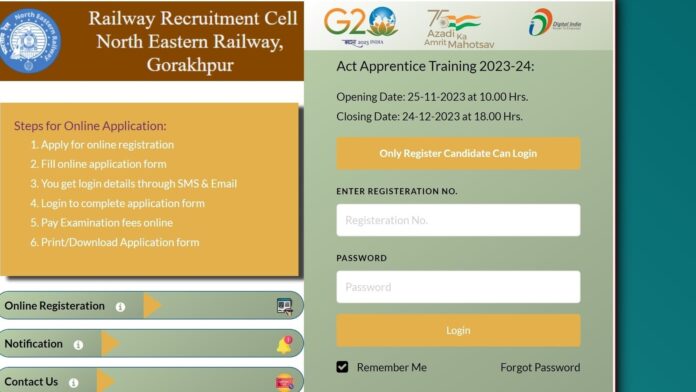 RRC Gorakhpur Apprentice Recruitment 2023: Apply for 1104 apprentice posts