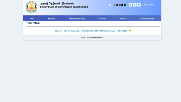 TN SSLC 10th, HSC 11th, 12th public exam time tables 2024 out, download PDF here