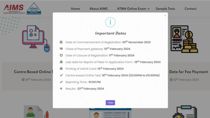 ATMA MBA 2024: Registration begins at atmaaims.com, here's direct link to...