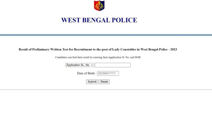 WB Police Lady Constable Police 2023 result released at wbpolice.gov.in, here's