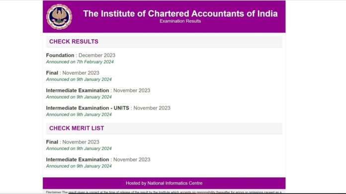 ICAI CA Foundation result 2023 out, link to check scores