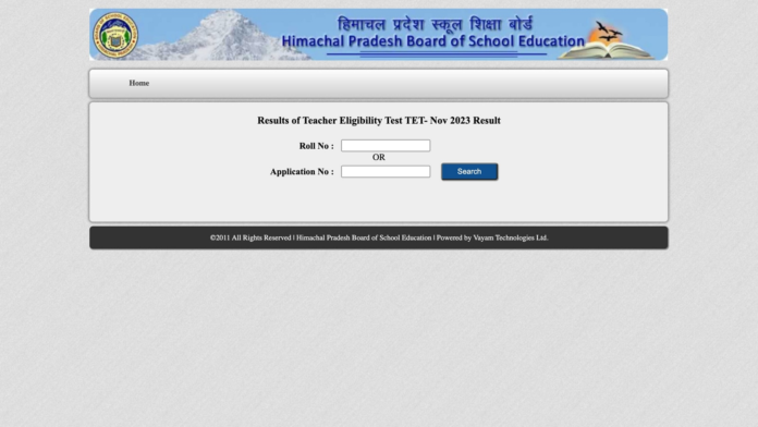 HP TET 2023 result out on hpbose.org, link to check November exam scores